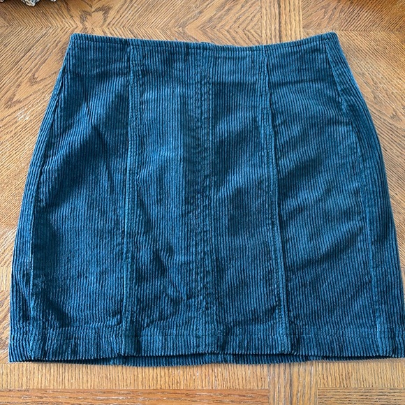 PacSun Blue corduroy skirt size 24 - Picture 1 of 3